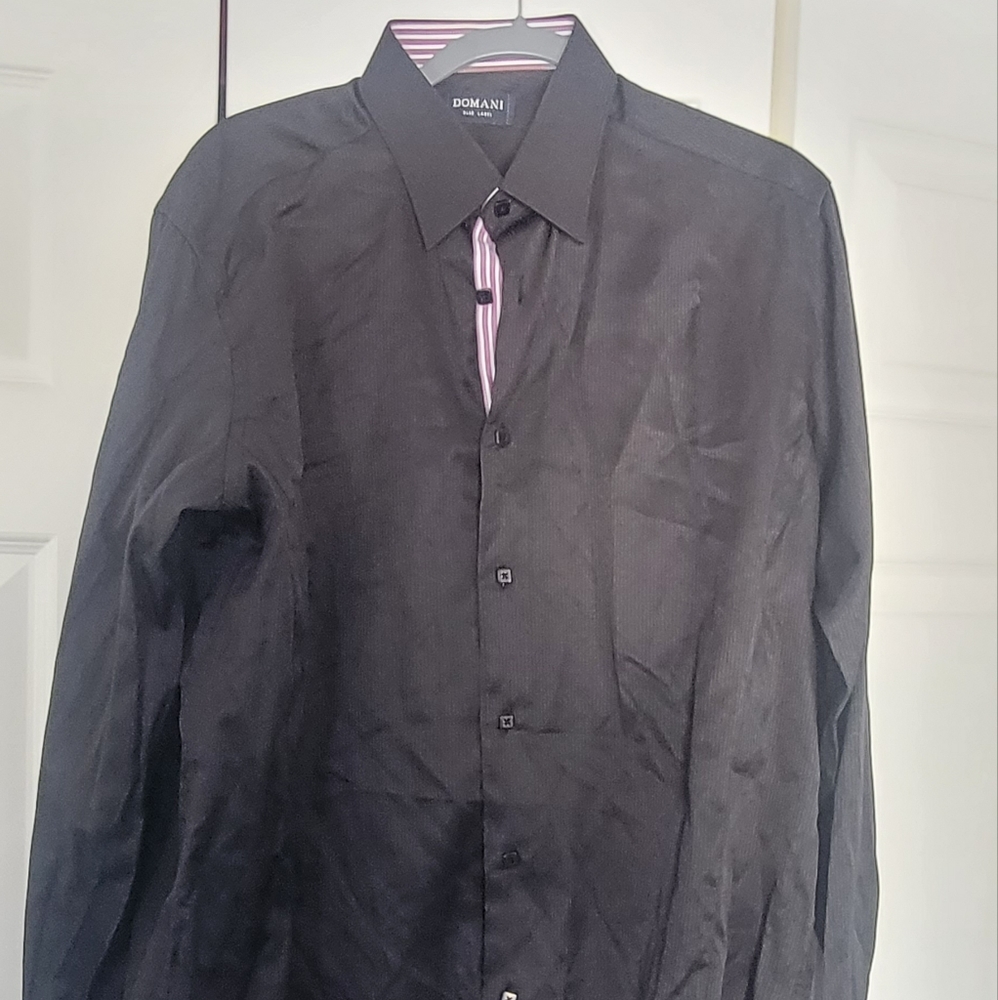 Brand New Domani Blue Label Button Down - Picture 4 of 8